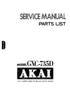 Akai GXC-735-D-Service-Manual